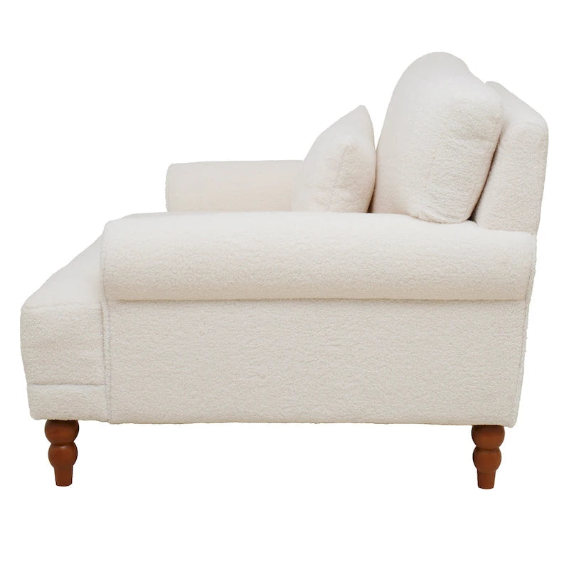 Fauteuil d'appoint en velours vert / blanc / beige, siège simple, accoudoir rond