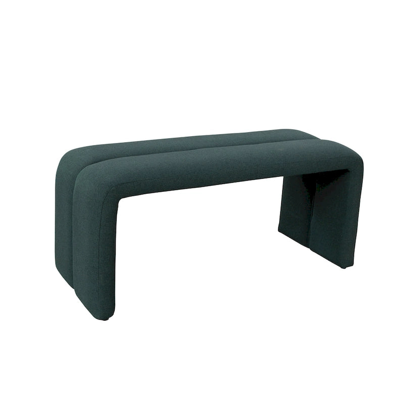 Ensemble ottoman de banc rembourré moderne comprenant quatre bancs