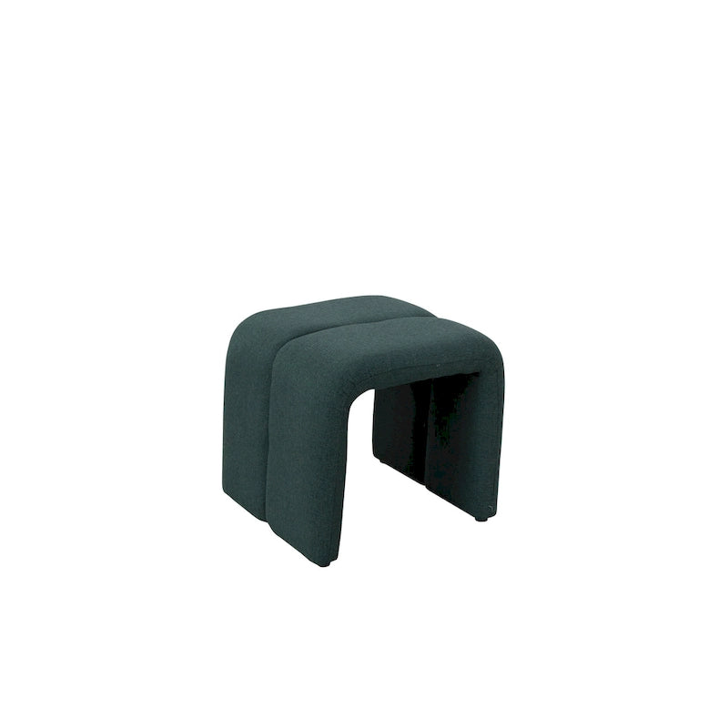 Ensemble ottoman de banc rembourré moderne comprenant quatre bancs