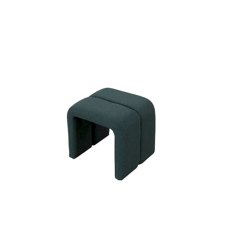 Ensemble ottoman de banc rembourré moderne comprenant quatre bancs