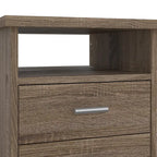Bureau 4 tiroirs avec étagère ouverte, multicolore, pour une personne