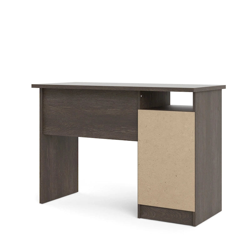 Bureau 4 tiroirs avec étagère ouverte, multicolore, pour une personne