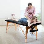 Costway Table de massage portable 84 L Lit de Spa facial réglable Tatouage