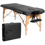 Costway Table de massage portable 84 L Lit de Spa facial réglable Tatouage