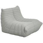 Fauteuil de sol en polaire marron "Teddy", 1 place
