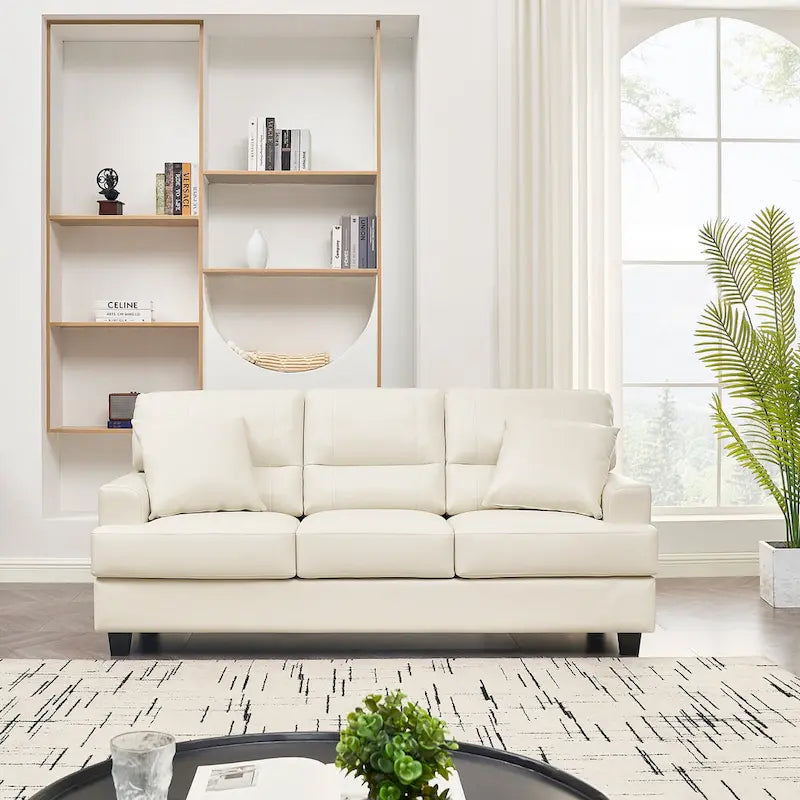 Ensemble Canapé et Fauteuil 2 Pièces en Similicuir de Morden Fort