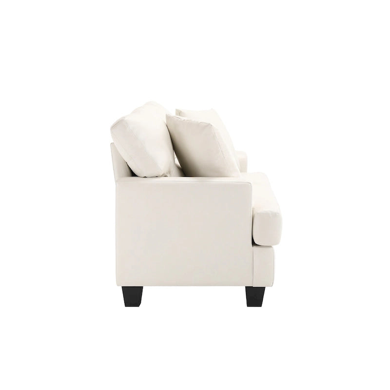 Ensemble Canapé et Fauteuil 2 Pièces en Similicuir de Morden Fort