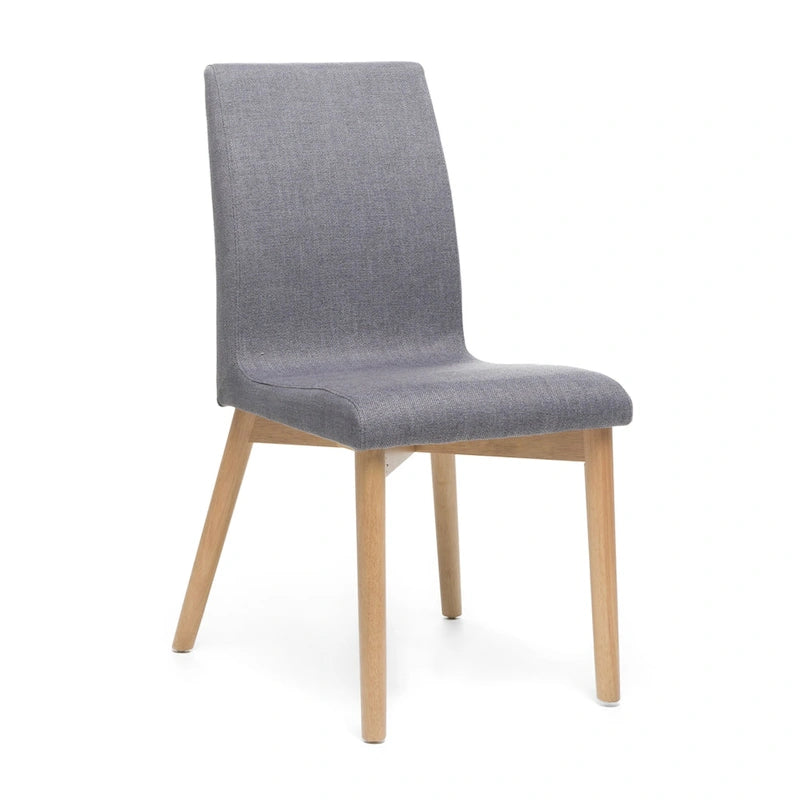 Chaises de salle à manger en tissu Orrin de style milieu de siècle (lot de 2) par Christopher Knight Home
