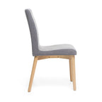 Chaises de salle à manger en tissu Orrin de style milieu de siècle (lot de 2) par Christopher Knight Home