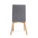 Chaises de salle à manger en tissu Orrin de style milieu de siècle (lot de 2) par Christopher Knight Home