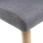 Chaises de salle à manger en tissu Orrin de style milieu de siècle (lot de 2) par Christopher Knight Home