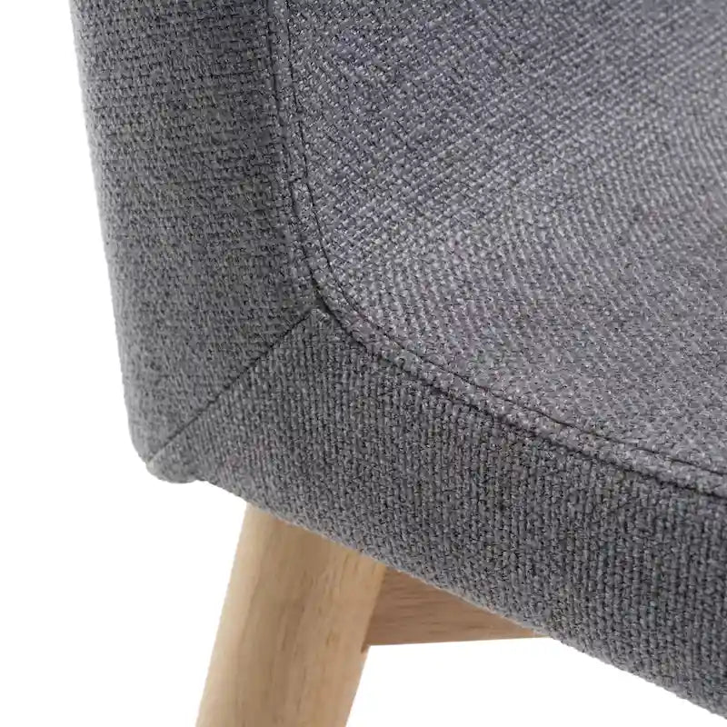 Chaises de salle à manger en tissu Orrin de style milieu de siècle (lot de 2) par Christopher Knight Home