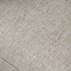 Canapé 3 places en tissu aspect lin gris avec coussins d'appoint