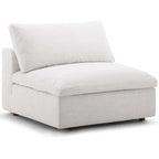 Ensemble de canapé d'angle 5 pièces en tissu/bois garni de duvet Copper Grove Hrazdan