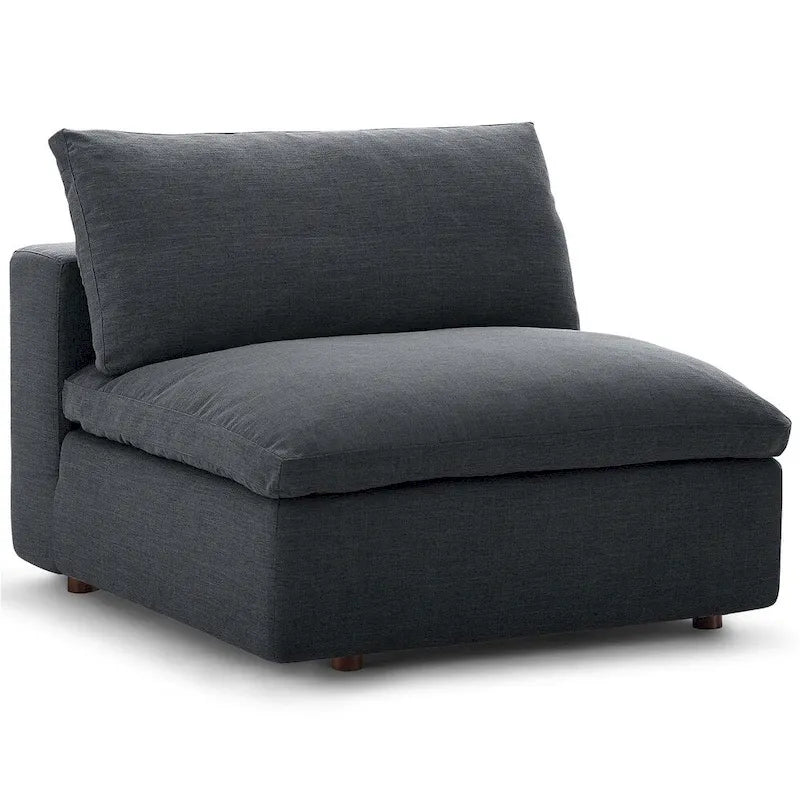Ensemble de canapé d'angle 5 pièces en tissu/bois garni de duvet Copper Grove Hrazdan