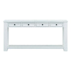 Console rustique Merax avec tiroirs de rangement et étagère inférieure