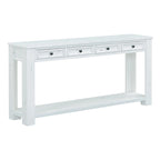 Console rustique Merax avec tiroirs de rangement et étagère inférieure
