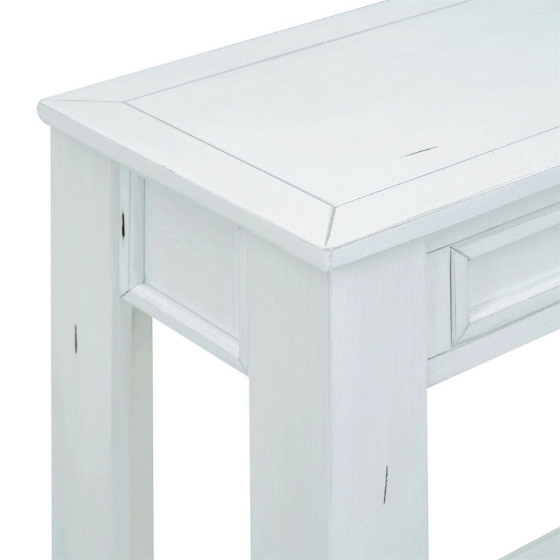 Console rustique Merax avec tiroirs de rangement et étagère inférieure