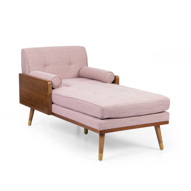Fortas - Chaise longue moderne du milieu du siècle par Christopher Knight Home - 32,00 L x 63,75 P x 33,50 H