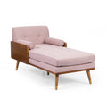 Fortas - Chaise longue moderne du milieu du siècle par Christopher Knight Home - 32,00 L x 63,75 P x 33,50 H