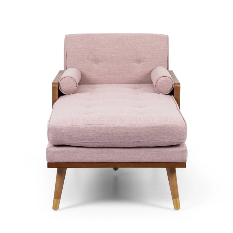 Fortas - Chaise longue moderne du milieu du siècle par Christopher Knight Home - 32,00 L x 63,75 P x 33,50 H