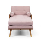 Fortas - Chaise longue moderne du milieu du siècle par Christopher Knight Home - 32,00 L x 63,75 P x 33,50 H