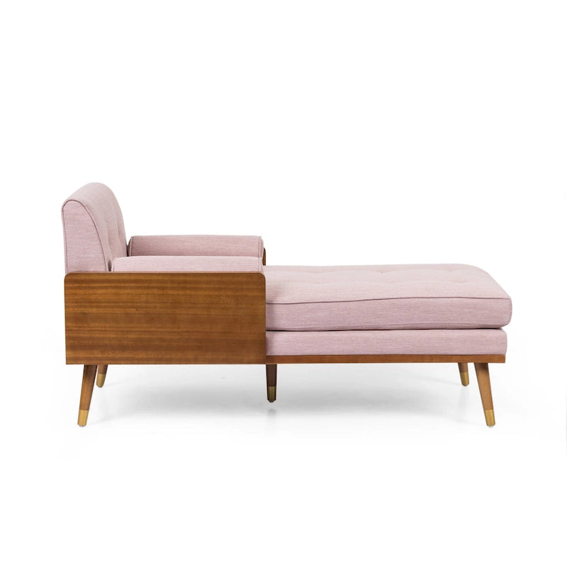Fortas - Chaise longue moderne du milieu du siècle par Christopher Knight Home - 32,00 L x 63,75 P x 33,50 H