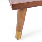 Fortas - Chaise longue moderne du milieu du siècle par Christopher Knight Home - 32,00 L x 63,75 P x 33,50 H