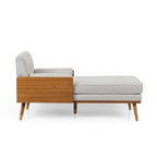 Fortas - Chaise longue moderne du milieu du siècle par Christopher Knight Home - 32,00 L x 63,75 P x 33,50 H