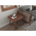 Table d'appoint rectangulaire scandinave en bois massif MacLuu
