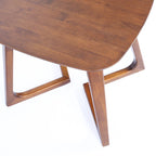 Table d'appoint rectangulaire scandinave en bois massif MacLuu