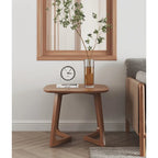 Table d'appoint rectangulaire scandinave en bois massif MacLuu