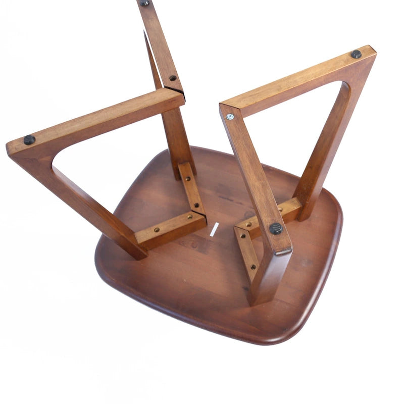 Table d'appoint rectangulaire scandinave en bois massif MacLuu