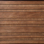 Meuble TV console couleur brun whiskey de 74 po, style rustique, convient pour 1 téléviseur jusqu'à 85 po