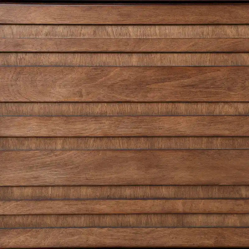 Meuble TV console couleur brun whiskey de 74 po, style rustique, convient pour 1 téléviseur jusqu'à 85 po