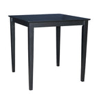 Table hauteur comptoir 36 x 36 avec 4 tabourets - Ensemble 5 pièces