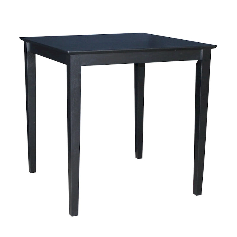Table hauteur comptoir 36 x 36 avec 4 tabourets - Ensemble 5 pièces