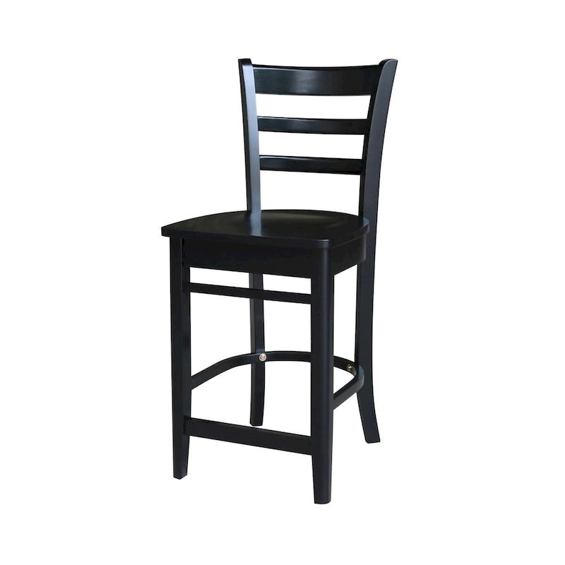 Table hauteur comptoir 36 x 36 avec 4 tabourets - Ensemble 5 pièces