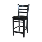 Table hauteur comptoir 36 x 36 avec 4 tabourets - Ensemble 5 pièces