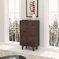 Buffet en bois Auburn à 7 tiroirs, simple, 120,9 cm L