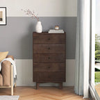 Buffet en bois Auburn à 7 tiroirs, simple, 120,9 cm L