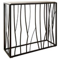 Uttermost Reed Travertine Console Table