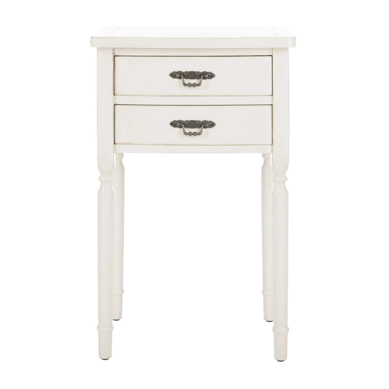 Table d'appoint, style campagnard français, bouleau blanc/vert sauge/bleu sarcelle, 1 personne