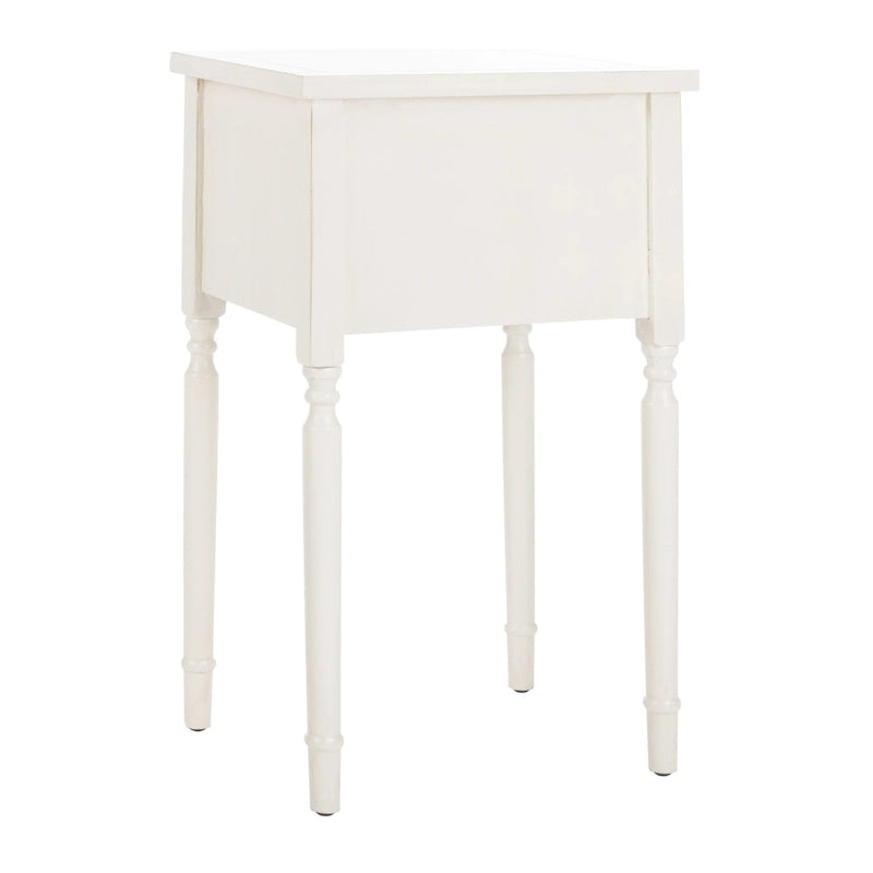 Table d'appoint, style campagnard français, bouleau blanc/vert sauge/bleu sarcelle, 1 personne