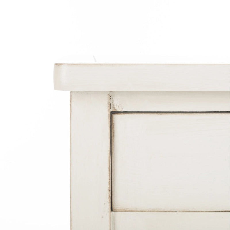 Table d'appoint, style campagnard français, bouleau blanc/vert sauge/bleu sarcelle, 1 personne