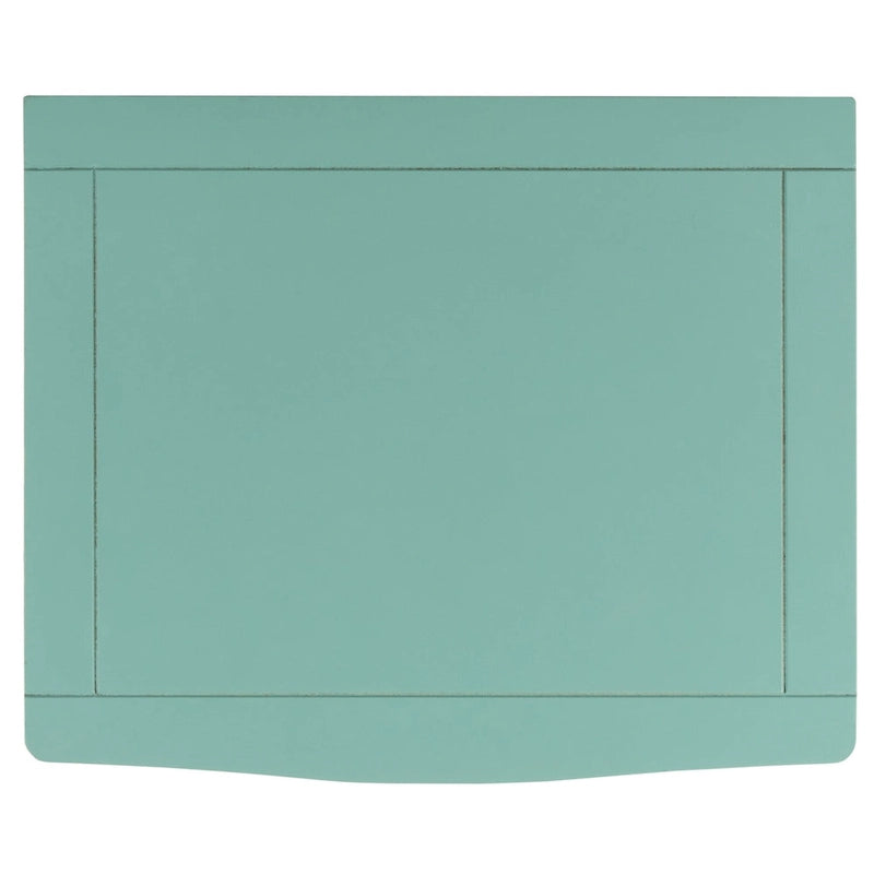 Table d'appoint, style campagnard français, bouleau blanc/vert sauge/bleu sarcelle, 1 personne