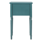 Table d'appoint, style campagnard français, bouleau blanc/vert sauge/bleu sarcelle, 1 personne