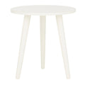 Table d'appoint ronde, bois de pin, 4 couleurs – 40,6 cm (L) x 40,6 cm (P) x 40,6 cm (H)