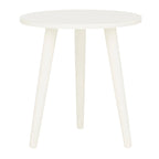 Table d'appoint ronde, bois de pin, 4 couleurs – 40,6 cm (L) x 40,6 cm (P) x 40,6 cm (H)