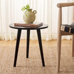Table d'appoint ronde, bois de pin, 4 couleurs – 40,6 cm (L) x 40,6 cm (P) x 40,6 cm (H)